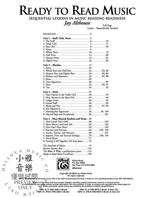 Ready to Read Music Sequential Lessons in Music Reading Readiness | 小雅音樂 Hsiaoya Music