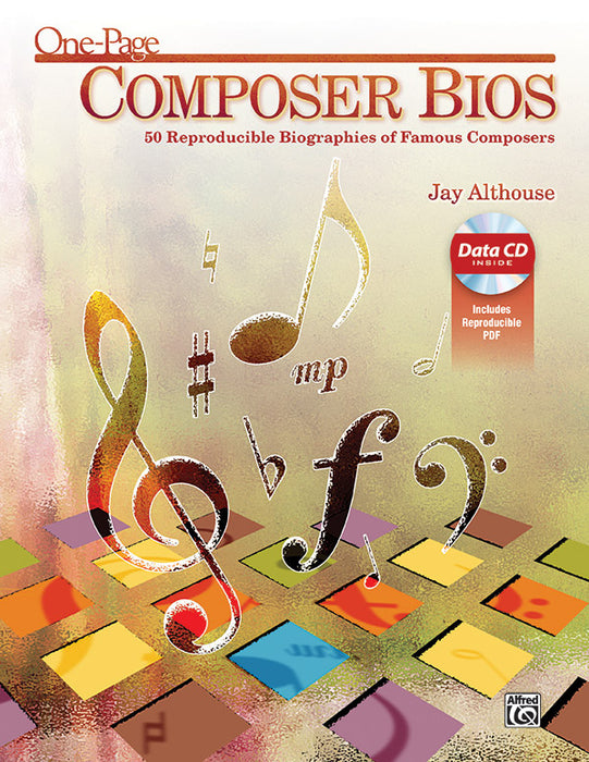 One-Page Composer Bios 50 Reproducible Biographies of Famous Composers 作曲家 | 小雅音樂 Hsiaoya Music