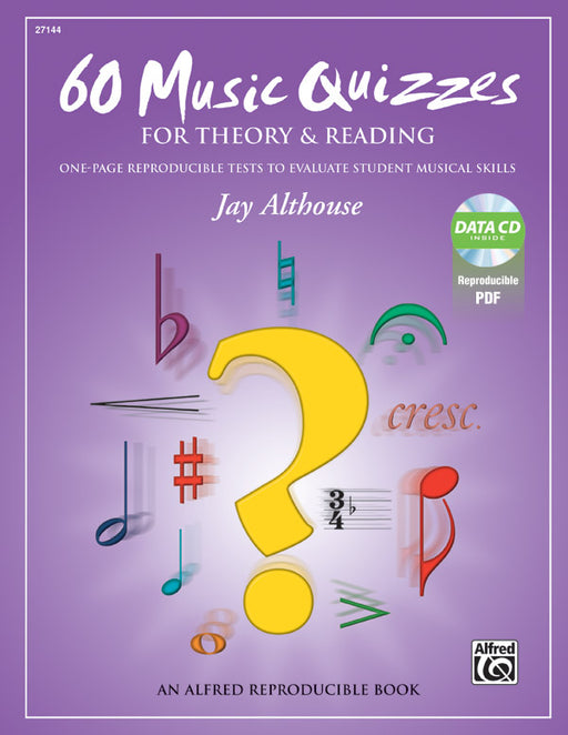 60 Music Quizzes for Theory and Reading One-Page Reproducible Tests to Evaluate Student Musical Skills | 小雅音樂 Hsiaoya Music