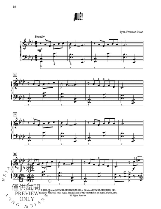 Belwin Contest Winners, Book 3 12 Original Piano Solos from the Libraries of Belwin-Mills and Summy-Birchard 鋼琴 獨奏 | 小雅音樂 Hsiaoya Music