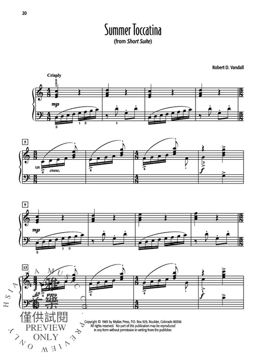 Robert D. Vandall's Favorite Solos, Book 2 12 of His Original Piano Solos 獨奏 鋼琴 獨奏 | 小雅音樂 Hsiaoya Music