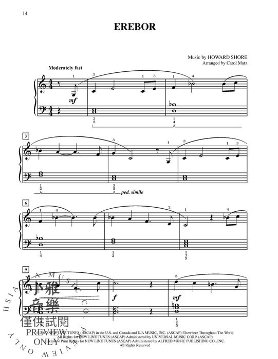 The Hobbit: An Unexpected Journey Sheet Music Selections from the Motion Picture | 小雅音樂 Hsiaoya Music