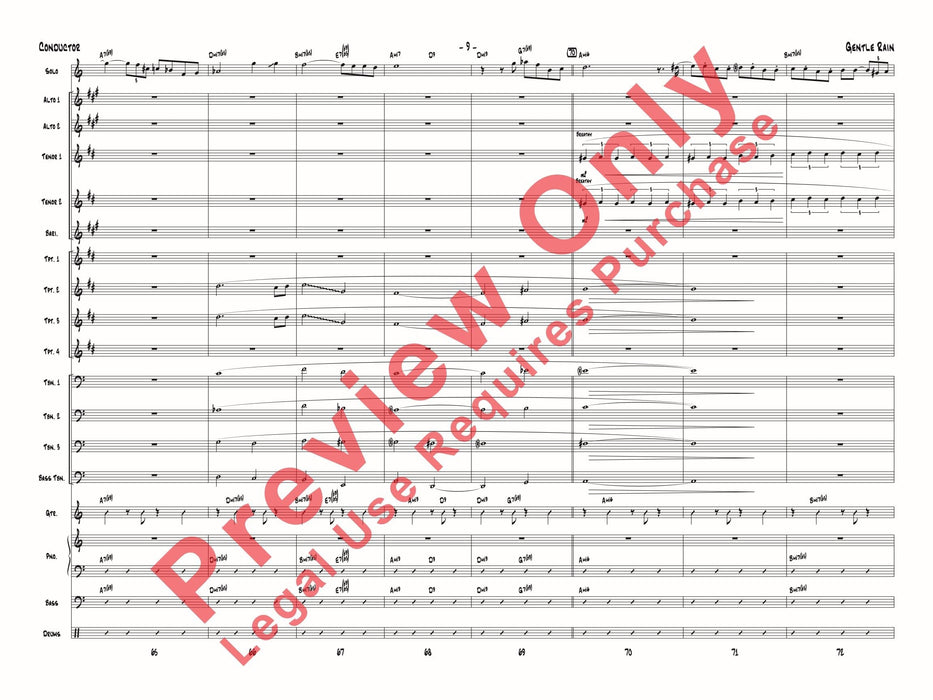 Gentle Rain 總譜 | 小雅音樂 Hsiaoya Music