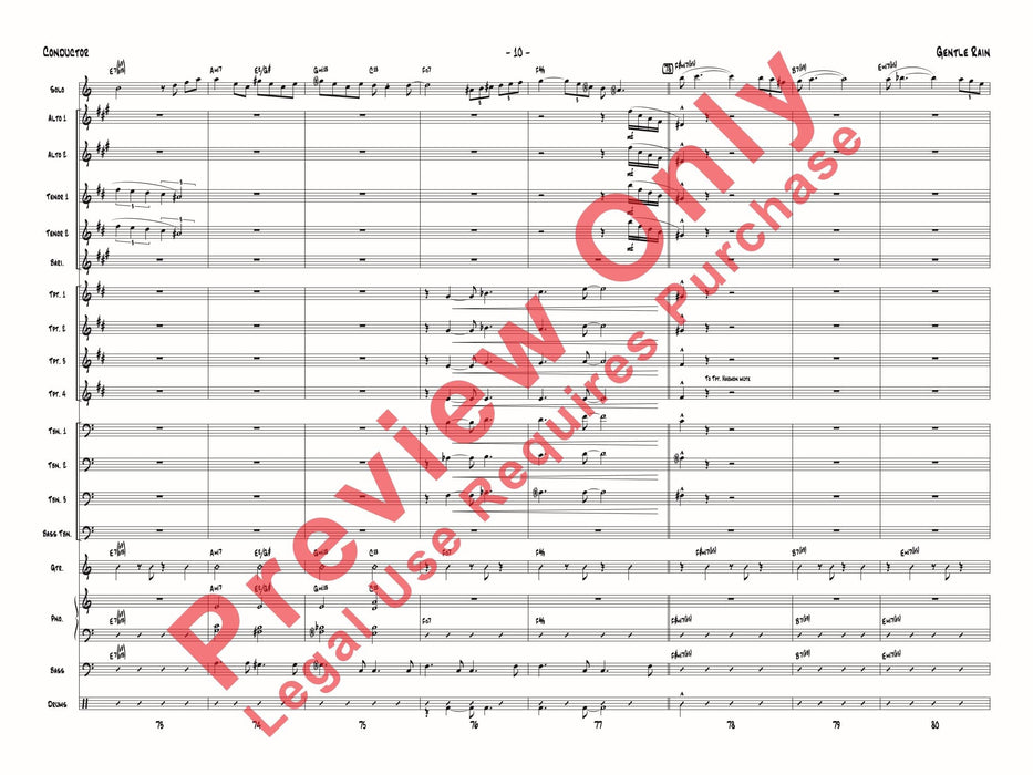 Gentle Rain 總譜 | 小雅音樂 Hsiaoya Music