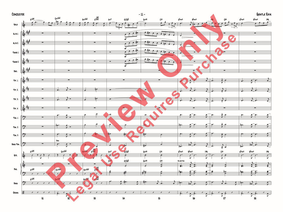 Gentle Rain 總譜 | 小雅音樂 Hsiaoya Music