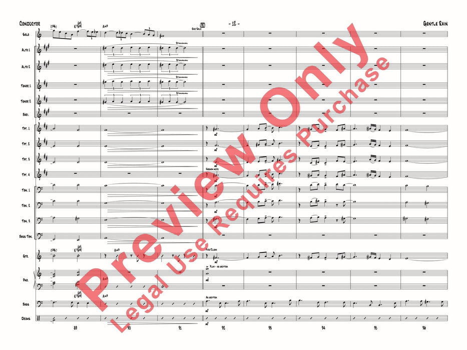 Gentle Rain 總譜 | 小雅音樂 Hsiaoya Music