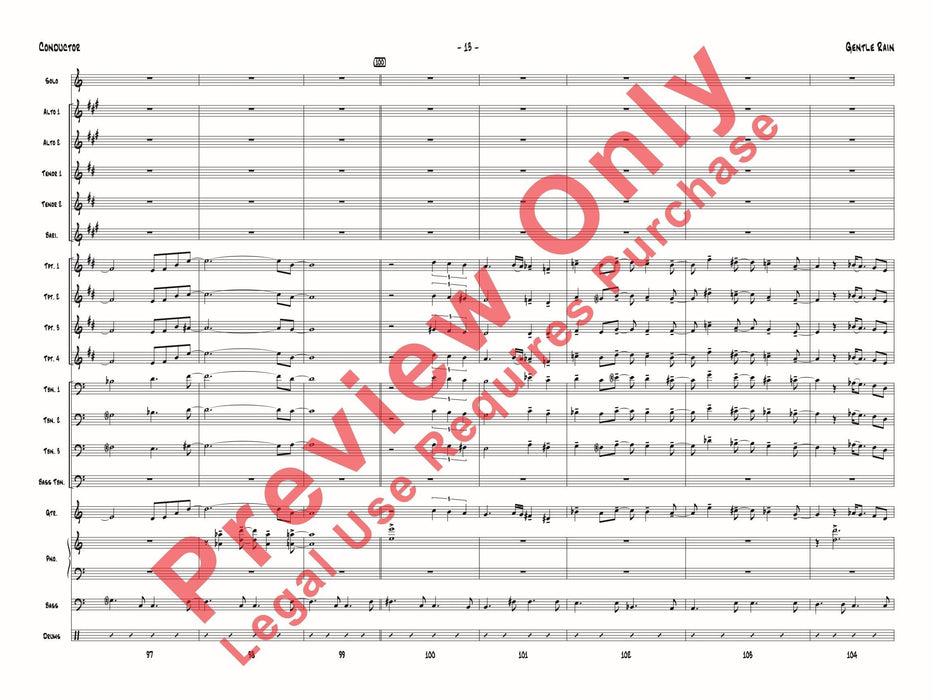 Gentle Rain 總譜 | 小雅音樂 Hsiaoya Music