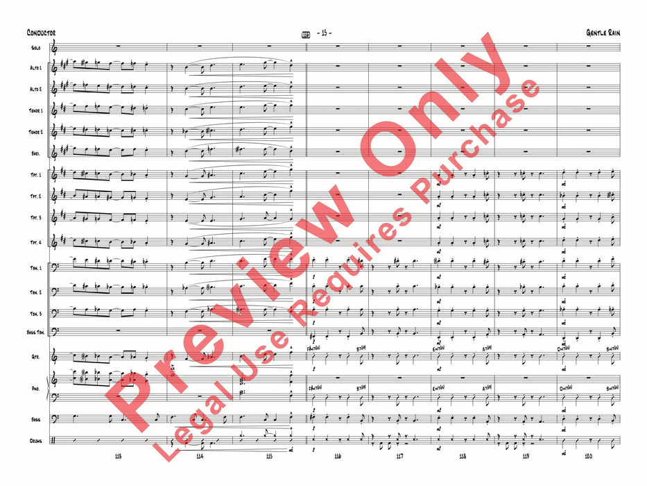 Gentle Rain 總譜 | 小雅音樂 Hsiaoya Music