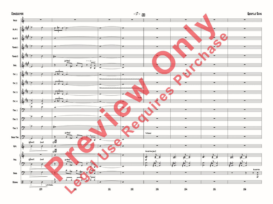 Gentle Rain 總譜 | 小雅音樂 Hsiaoya Music