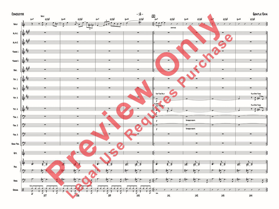 Gentle Rain 總譜 | 小雅音樂 Hsiaoya Music