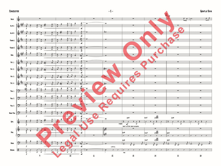 Gentle Rain 總譜 | 小雅音樂 Hsiaoya Music