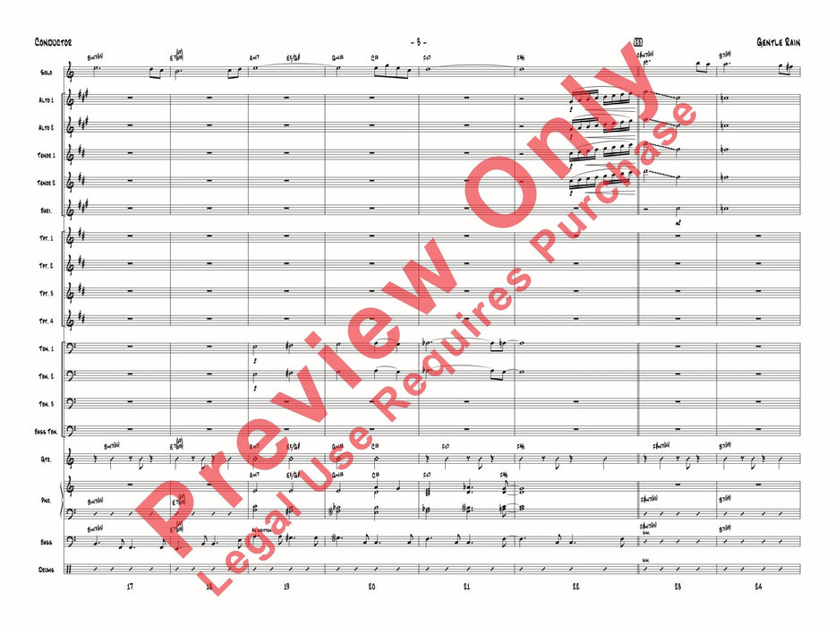 Gentle Rain 總譜 | 小雅音樂 Hsiaoya Music