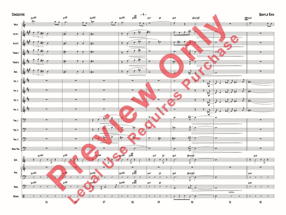 Gentle Rain 總譜 | 小雅音樂 Hsiaoya Music