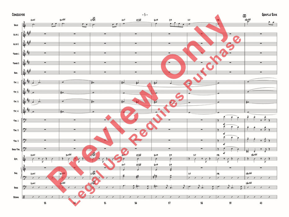 Gentle Rain 總譜 | 小雅音樂 Hsiaoya Music