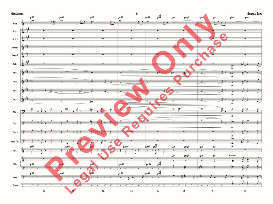 Gentle Rain 總譜 | 小雅音樂 Hsiaoya Music