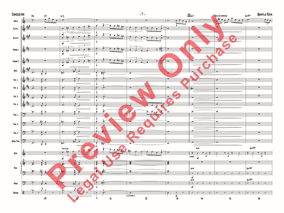 Gentle Rain 總譜 | 小雅音樂 Hsiaoya Music