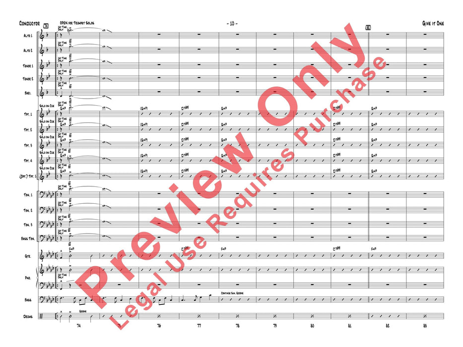 Give It One 總譜 | 小雅音樂 Hsiaoya Music