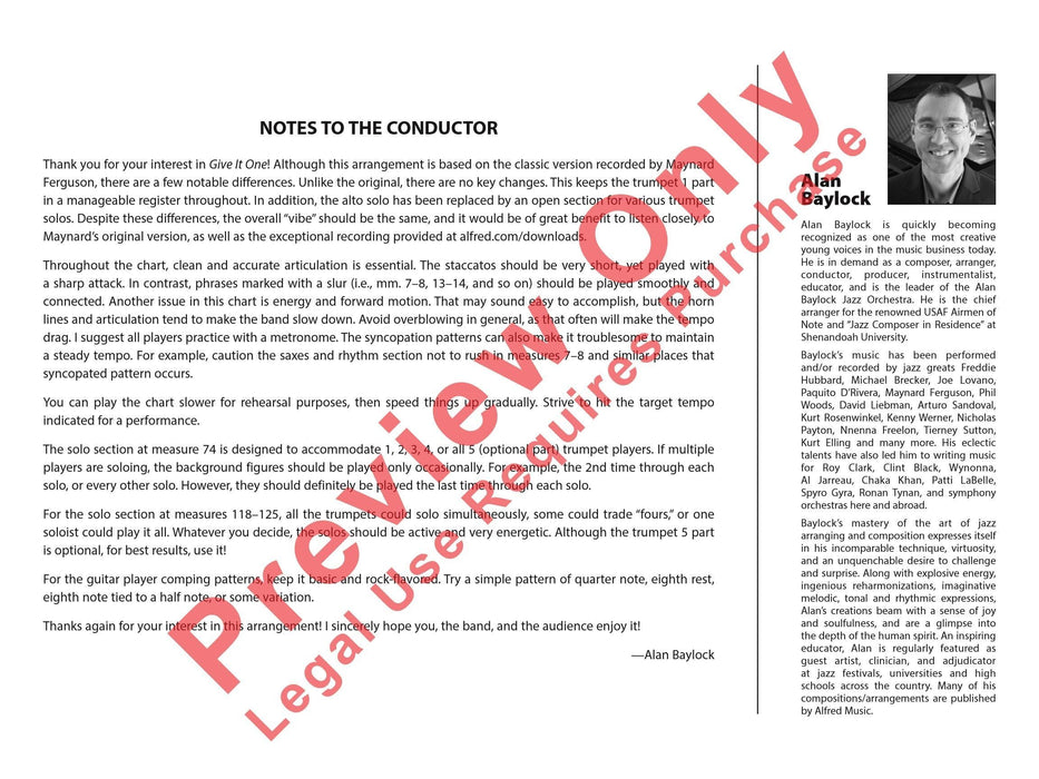 Give It One 總譜 | 小雅音樂 Hsiaoya Music