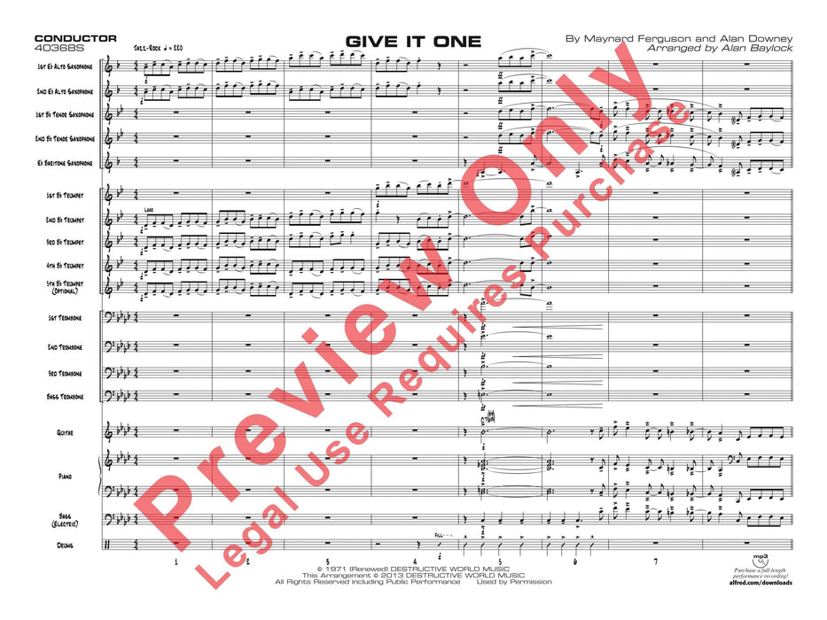 Give It One 總譜 | 小雅音樂 Hsiaoya Music