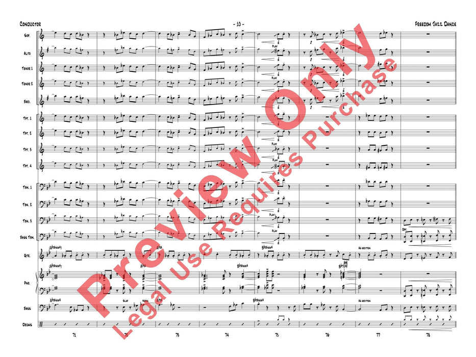 Freedom Jazz Dance 爵士音樂舞曲 總譜 | 小雅音樂 Hsiaoya Music