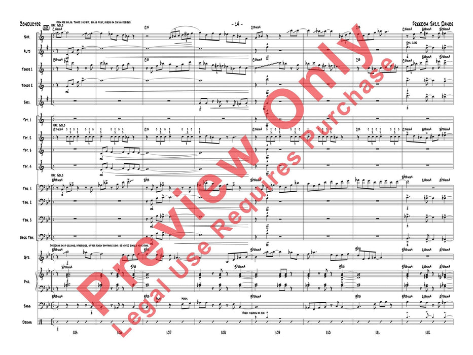 Freedom Jazz Dance 爵士音樂舞曲 總譜 | 小雅音樂 Hsiaoya Music