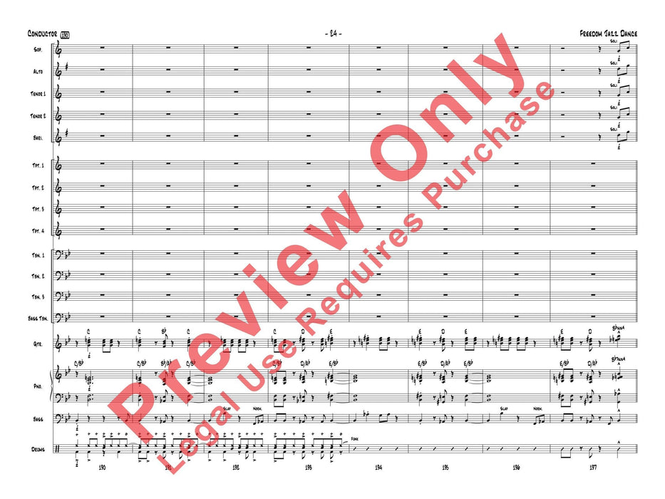 Freedom Jazz Dance 爵士音樂舞曲 總譜 | 小雅音樂 Hsiaoya Music