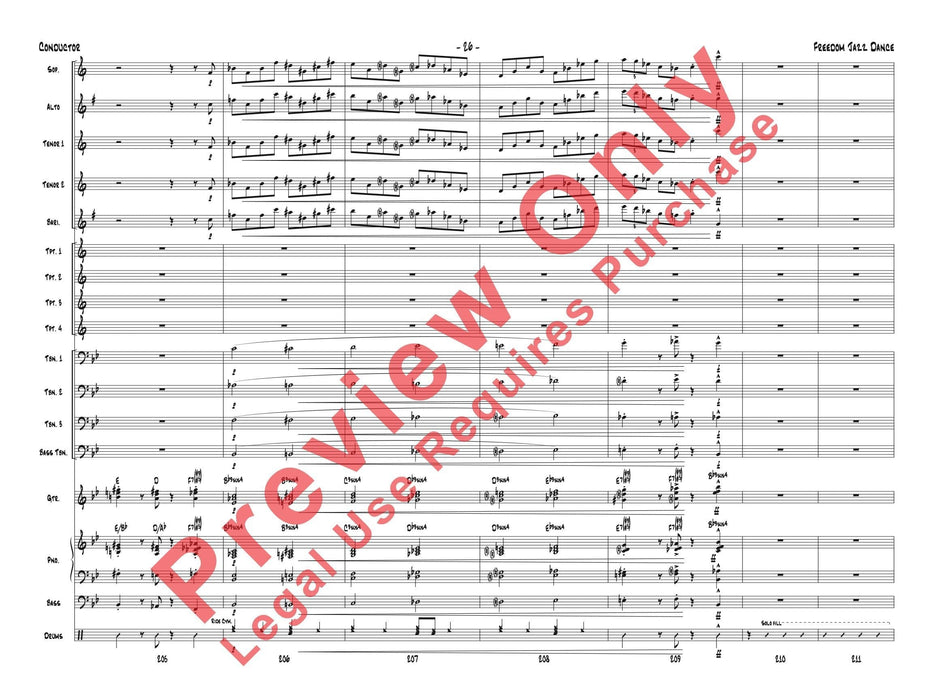 Freedom Jazz Dance 爵士音樂舞曲 總譜 | 小雅音樂 Hsiaoya Music