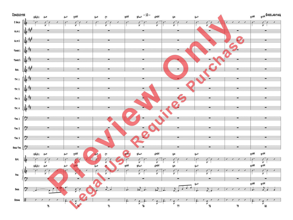 Everlasting As Performed by Gordon Goodwin's Little Phat Band 總譜 | 小雅音樂 Hsiaoya Music