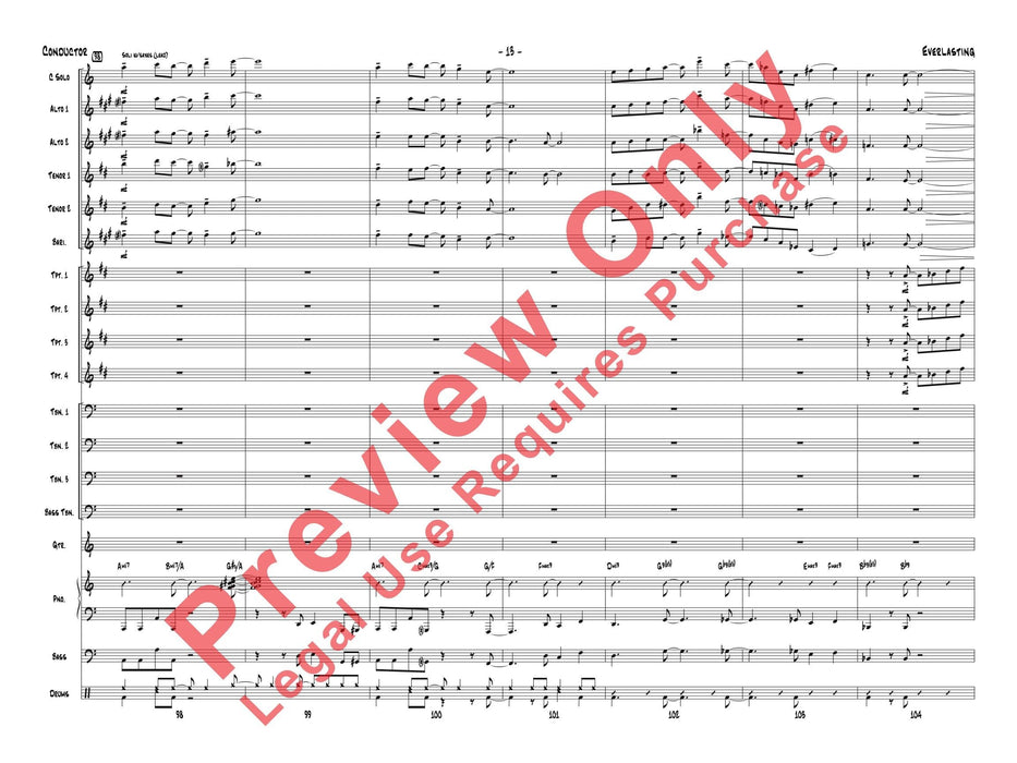 Everlasting As Performed by Gordon Goodwin's Little Phat Band 總譜 | 小雅音樂 Hsiaoya Music