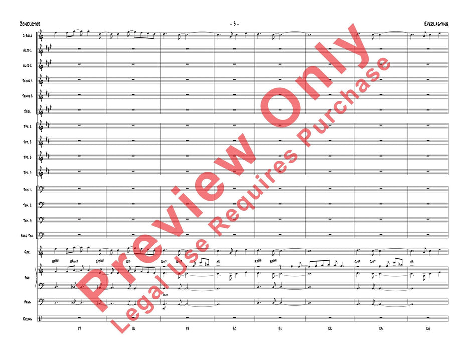 Everlasting As Performed by Gordon Goodwin's Little Phat Band 總譜 | 小雅音樂 Hsiaoya Music