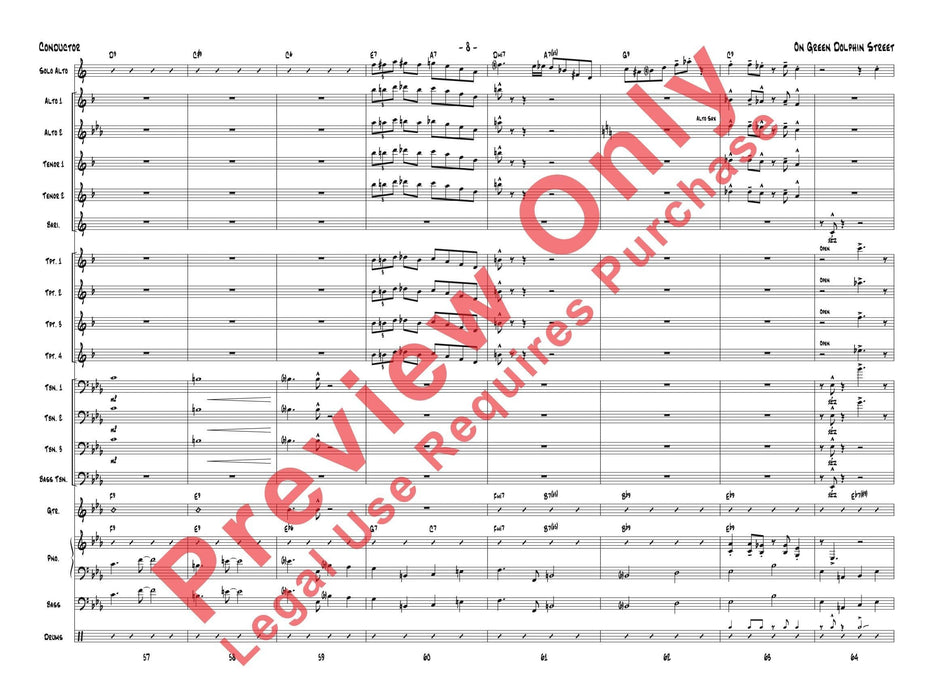 On Green Dolphin Street 總譜 | 小雅音樂 Hsiaoya Music