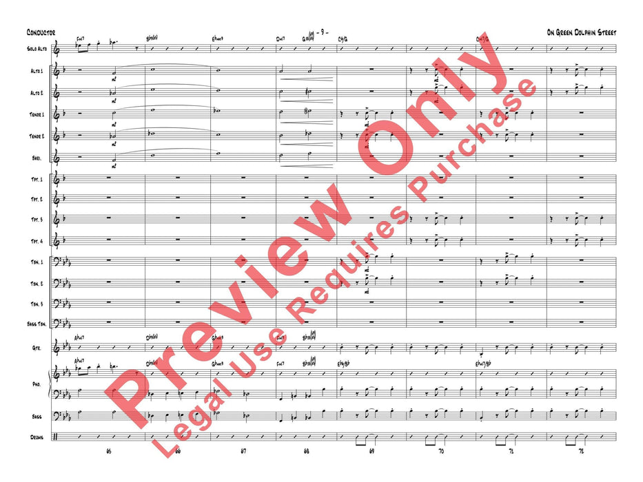 On Green Dolphin Street 總譜 | 小雅音樂 Hsiaoya Music