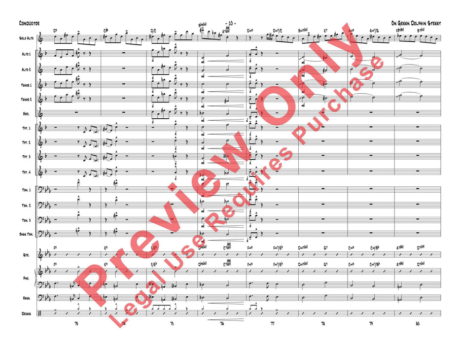 On Green Dolphin Street 總譜 | 小雅音樂 Hsiaoya Music