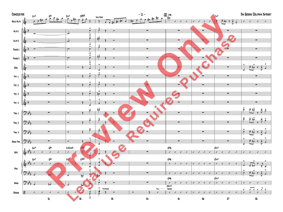 On Green Dolphin Street 總譜 | 小雅音樂 Hsiaoya Music