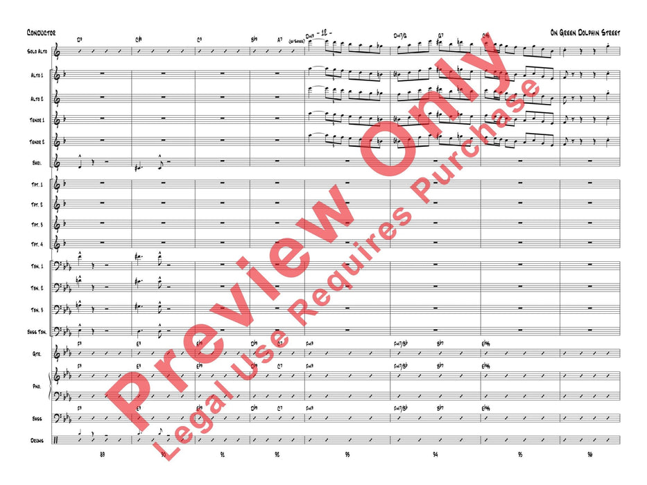 On Green Dolphin Street 總譜 | 小雅音樂 Hsiaoya Music