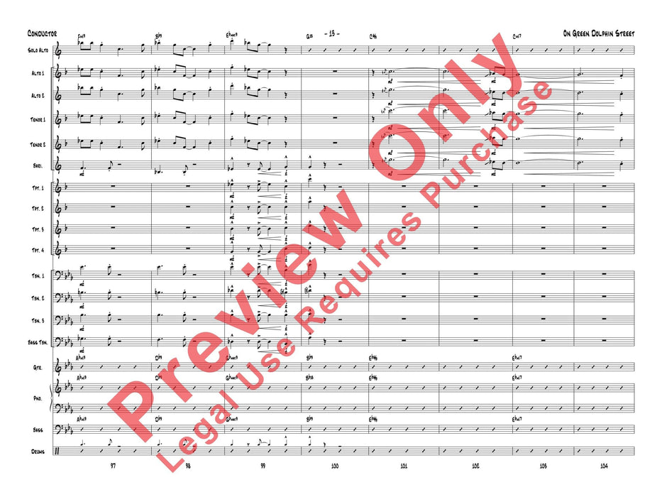 On Green Dolphin Street 總譜 | 小雅音樂 Hsiaoya Music