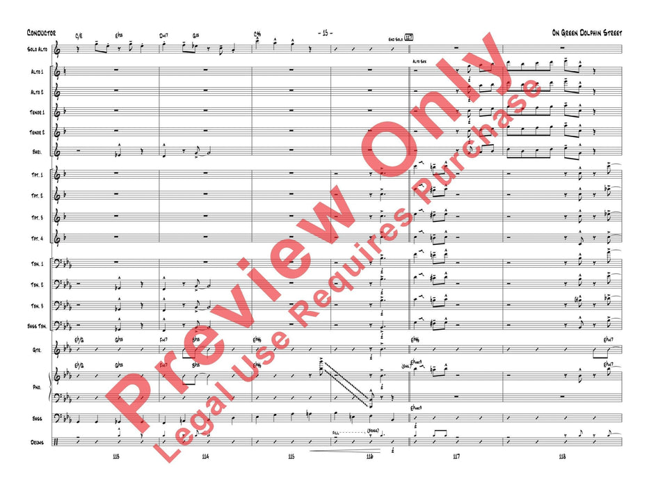 On Green Dolphin Street 總譜 | 小雅音樂 Hsiaoya Music