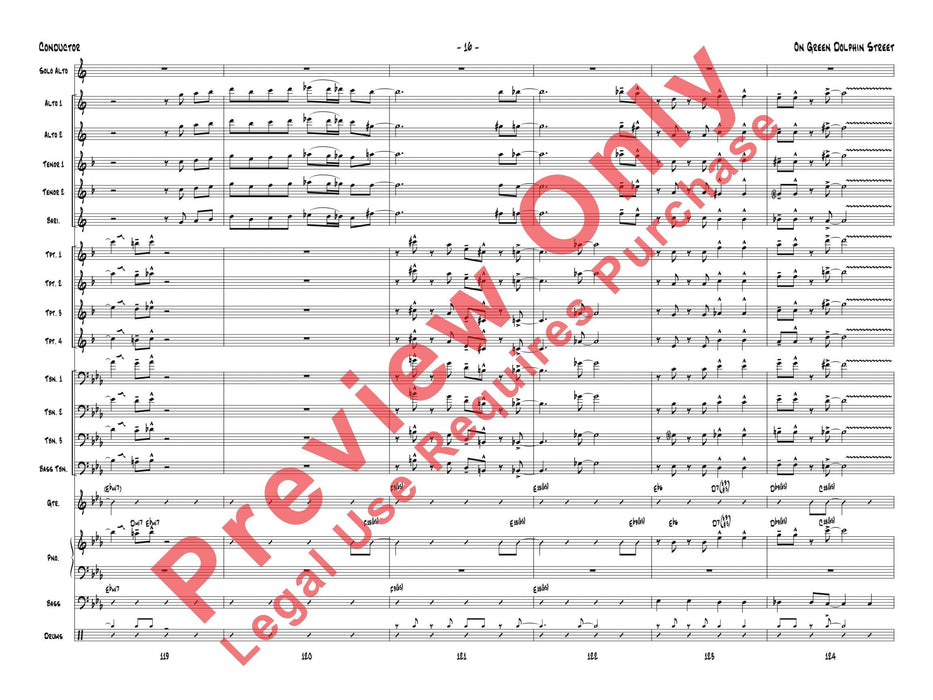 On Green Dolphin Street 總譜 | 小雅音樂 Hsiaoya Music