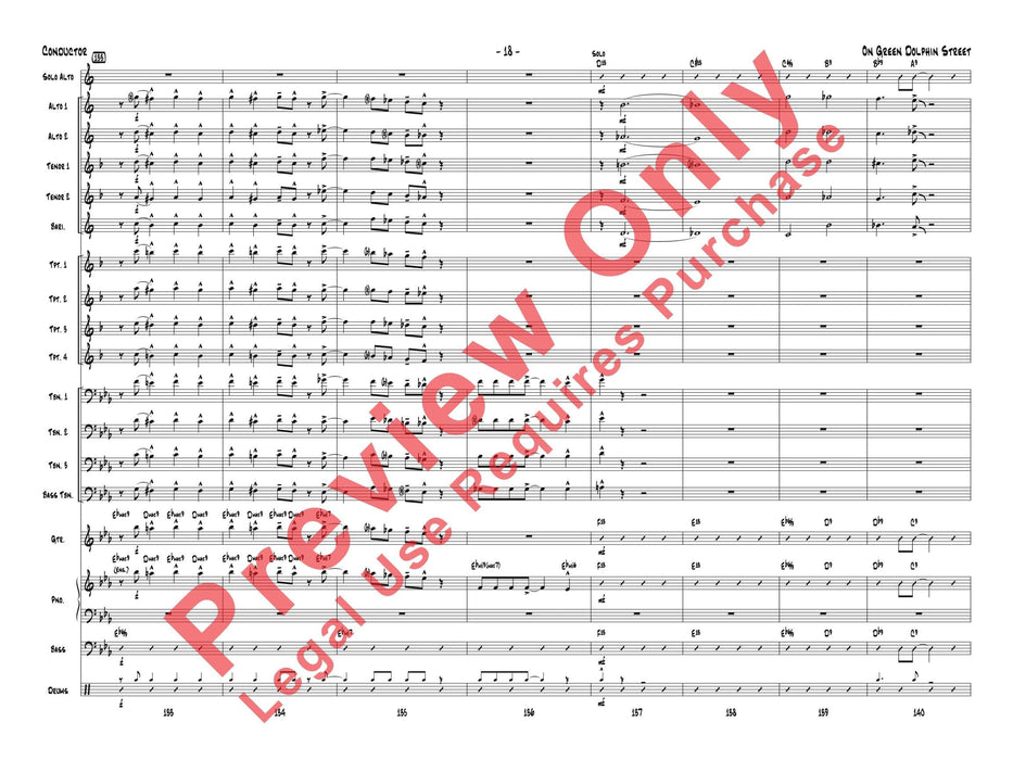 On Green Dolphin Street 總譜 | 小雅音樂 Hsiaoya Music