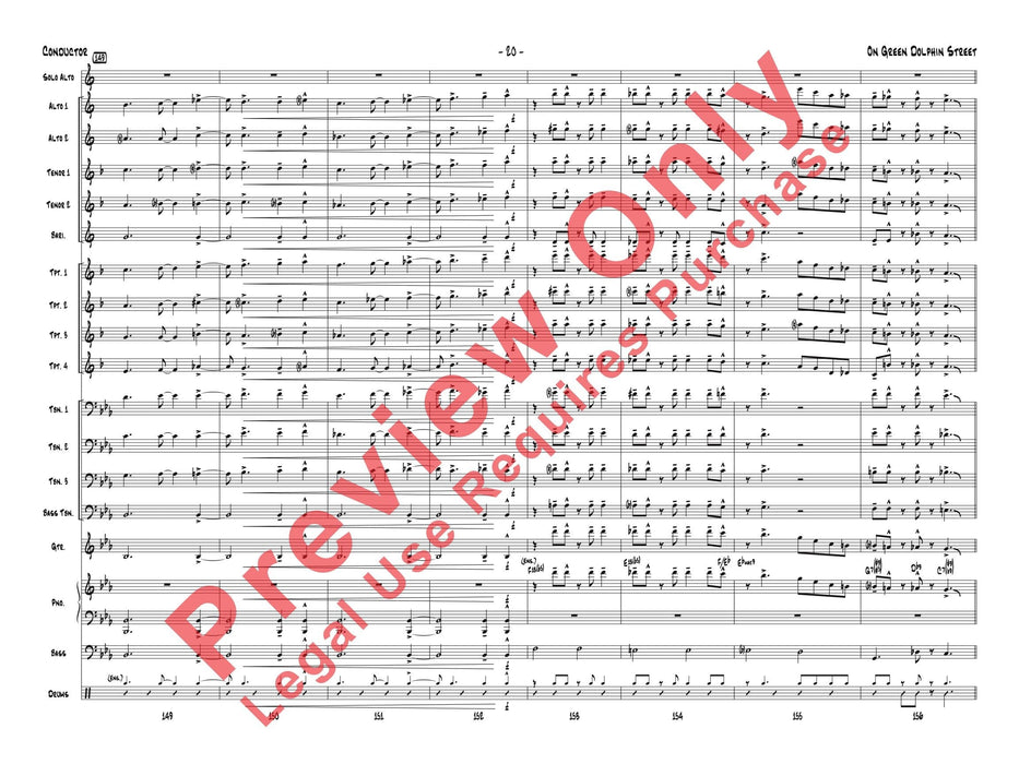 On Green Dolphin Street 總譜 | 小雅音樂 Hsiaoya Music