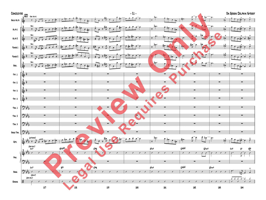 On Green Dolphin Street 總譜 | 小雅音樂 Hsiaoya Music