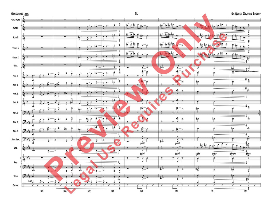 On Green Dolphin Street 總譜 | 小雅音樂 Hsiaoya Music