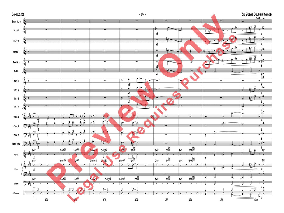 On Green Dolphin Street 總譜 | 小雅音樂 Hsiaoya Music