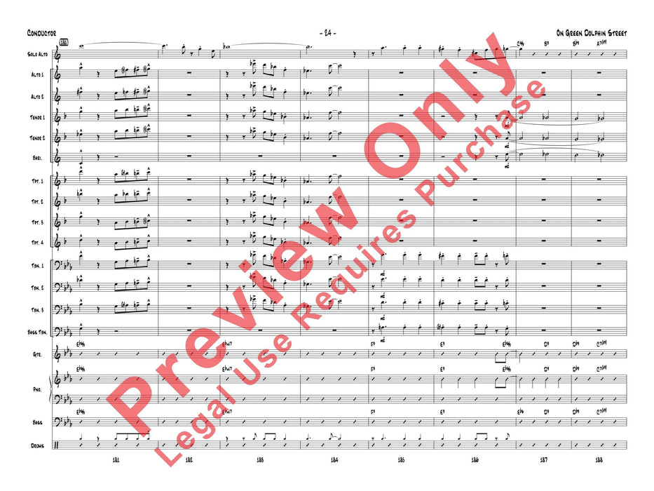 On Green Dolphin Street 總譜 | 小雅音樂 Hsiaoya Music