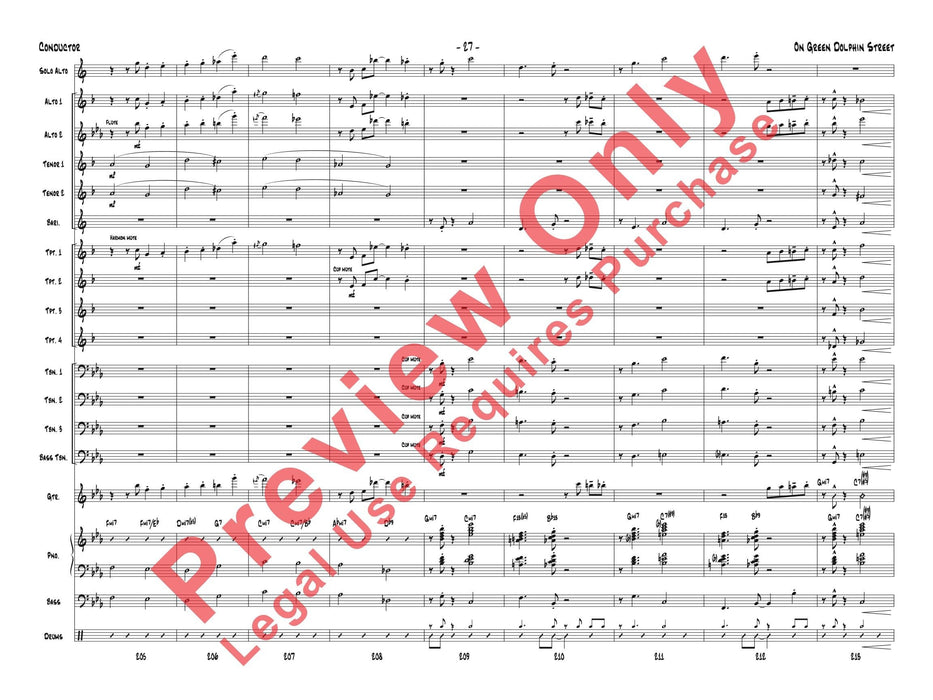 On Green Dolphin Street 總譜 | 小雅音樂 Hsiaoya Music