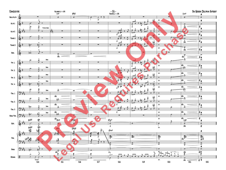 On Green Dolphin Street 總譜 | 小雅音樂 Hsiaoya Music