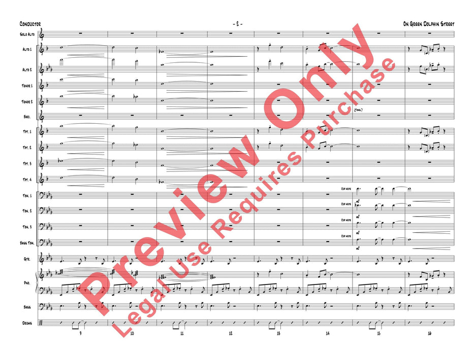 On Green Dolphin Street 總譜 | 小雅音樂 Hsiaoya Music