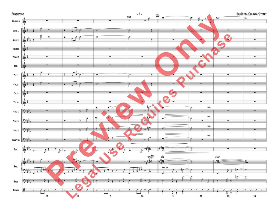 On Green Dolphin Street 總譜 | 小雅音樂 Hsiaoya Music