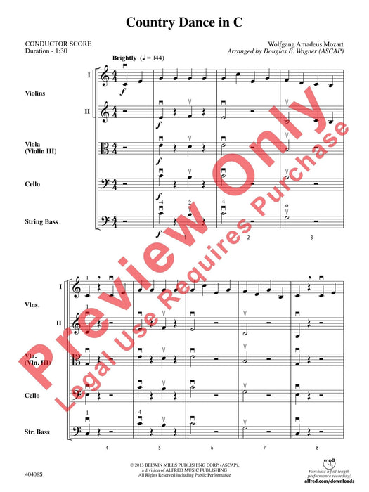 Country Dance in C 莫札特 鄉村舞曲 | 小雅音樂 Hsiaoya Music