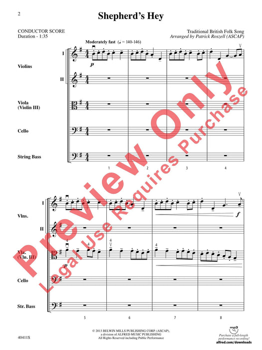 Shepherd's Hey 總譜 | 小雅音樂 Hsiaoya Music